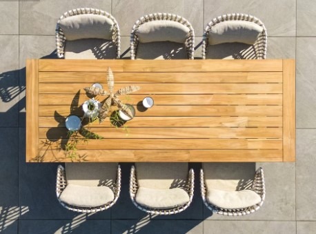 4SO Noah tuintafel in teak - 0